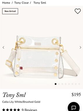 Hammit Tony Clear Crossbody